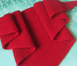 Классический бактус спицами (описание)