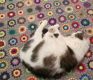 Большой плед «Абстракция» (крючком)