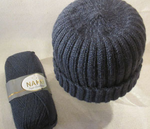 Шапка бини спицами резинкой 2х2 (описание)